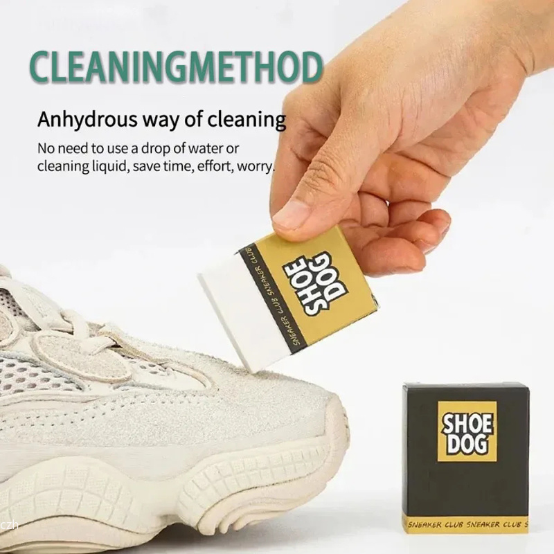 Sneaker Care Suede - ยางลบทำความสะอาดรองเท้าหนังกลับสีขาว - แปรงยางสำหรับทำความสะอาดและดูแลรองเท้าหนังด้านและหนังแกะ