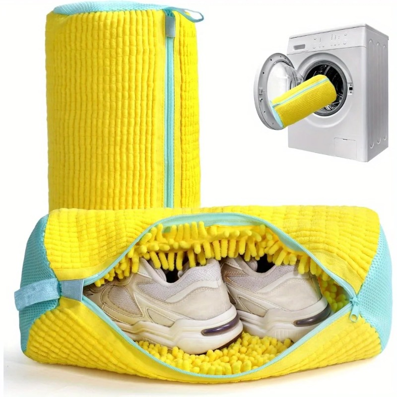 Sneaker Care Cleaning Kit - ถุงซักผ้าสำหรับรองเท้าแบบหนา ทนทาน พร้อมซิปป้องกัน สำหรับรองเท้าผ้าใบและรองเท้าลำลอง