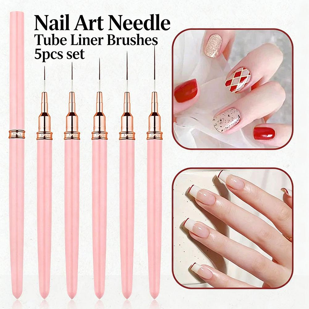 ชุดแปรงเพ้นท์เล็บ 5 ชิ้น ขนาด  - Brush Bristle Set บทวิจารณ์และราคา