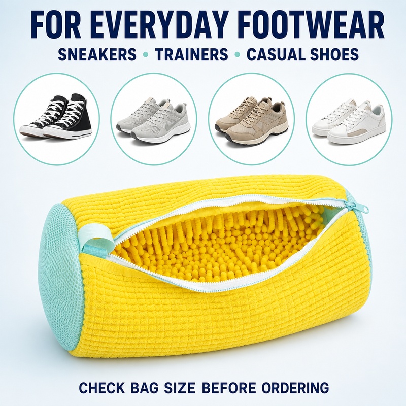 ถุงซักรองเท้าทรงกระบอก ป้องกัน - Care For Sneaker บทวิจารณ์และราคา