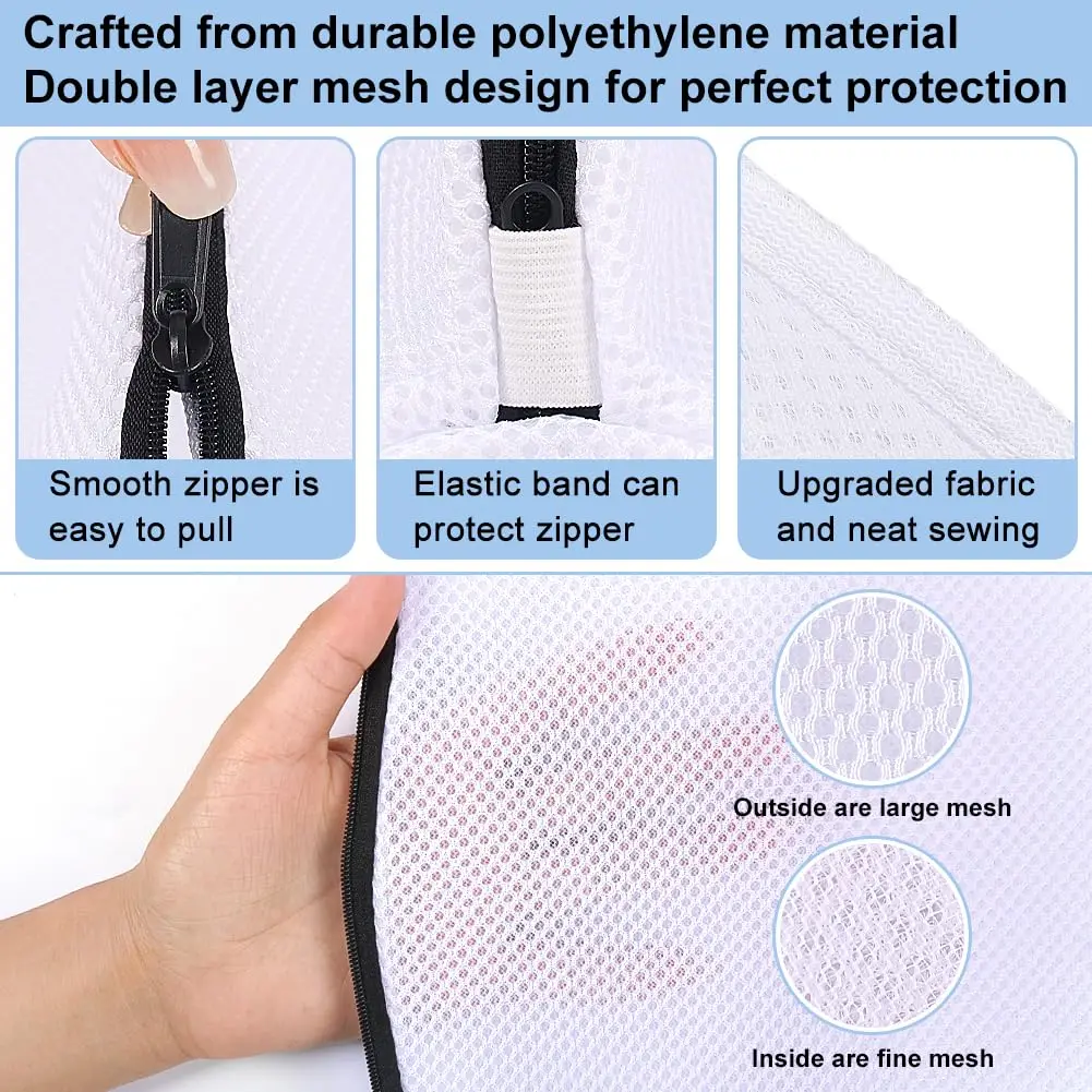 ถุงซักผ้าตาข่ายแบบมีซิป สำหรับ - Sneaker Care Cleaning Kit บทวิจารณ์และราคา