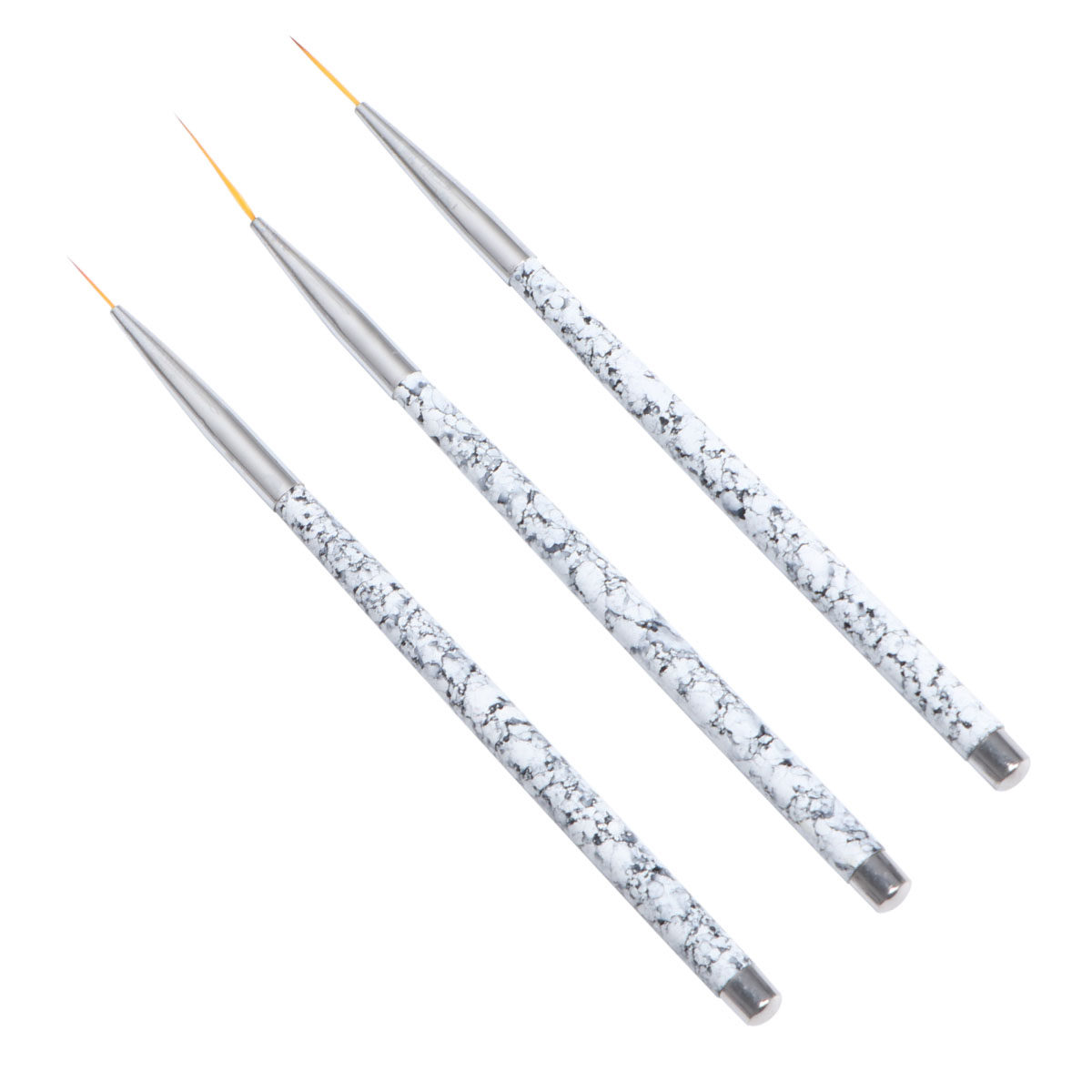 ชุดแปรงเพ้นท์เล็บ 3 ชิ้น พร้อม - Brush Bristle Set บทวิจารณ์และราคา
