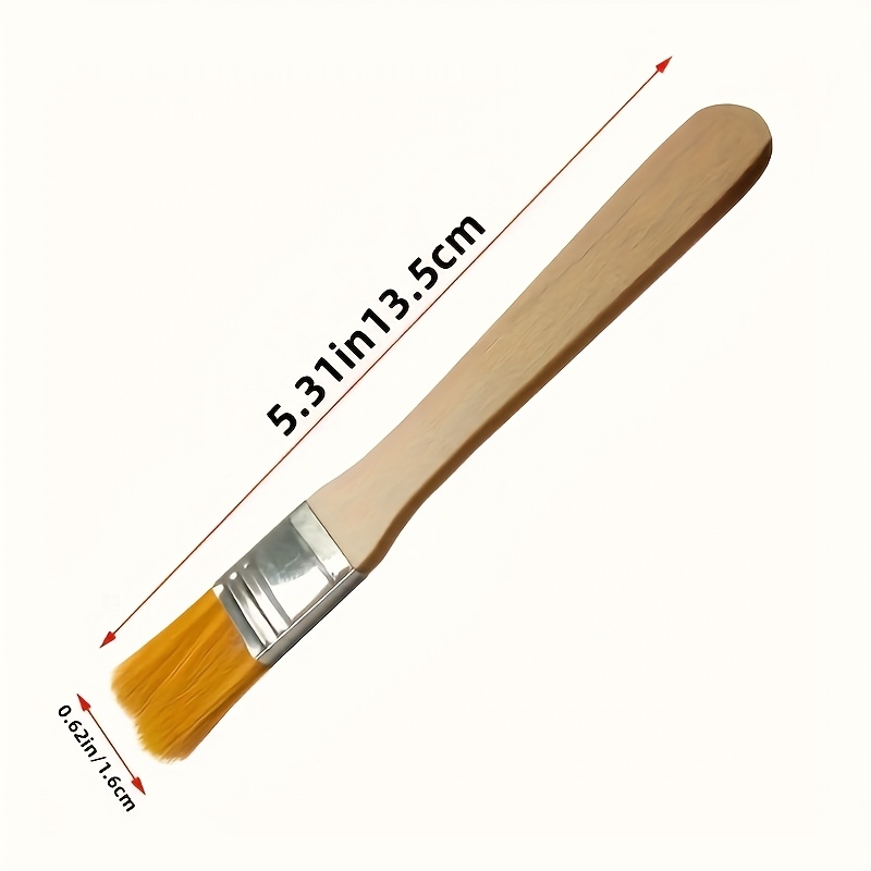 10 ชิ้นไม้ Handle แปรงทาสีขนไน - Brush Bristle Set บทวิจารณ์และราคา